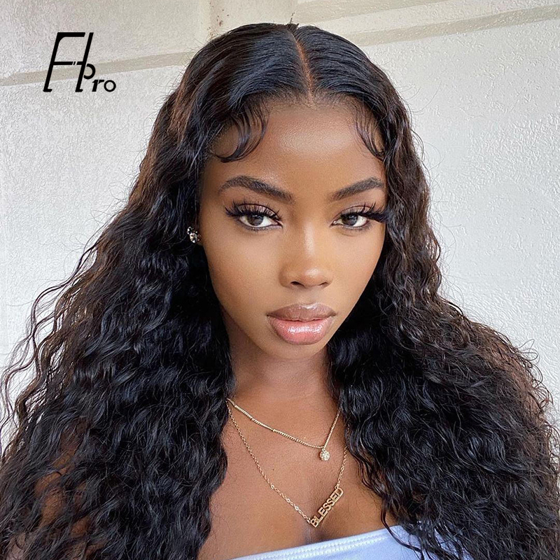 HD Lace Wig 5x5 Closure Wig Deep Wave Skin Melt Virgin Hair Wig